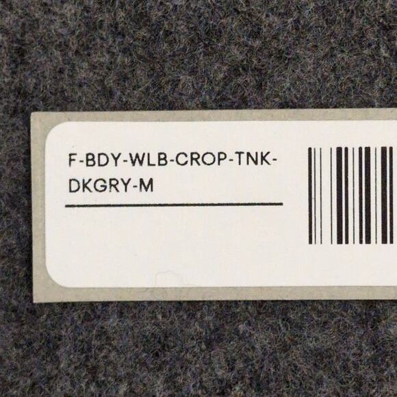 Everlane Cozy Stretch Tank Top Heathered Charcoal Grey Yak Hair Blend Size M New - Picture 10 of 10